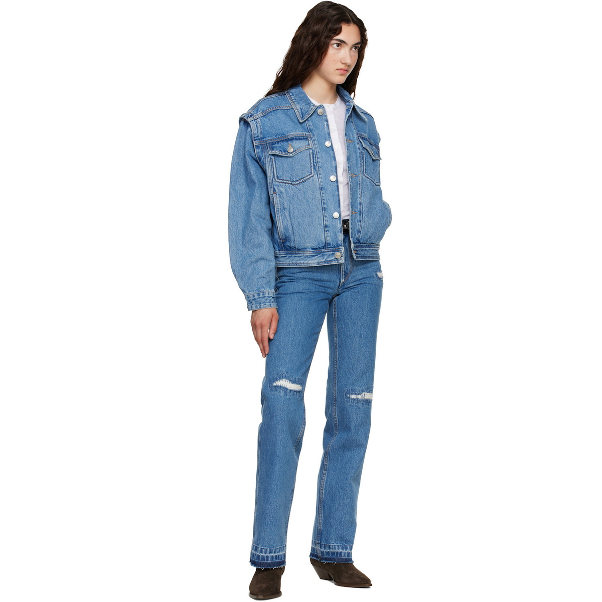 Isabel Marant Etoile Blue Zyma Denim Jacket
