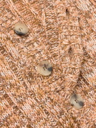 Federico Curradi - Ribbed Mulberry Silk Cardigan - Orange