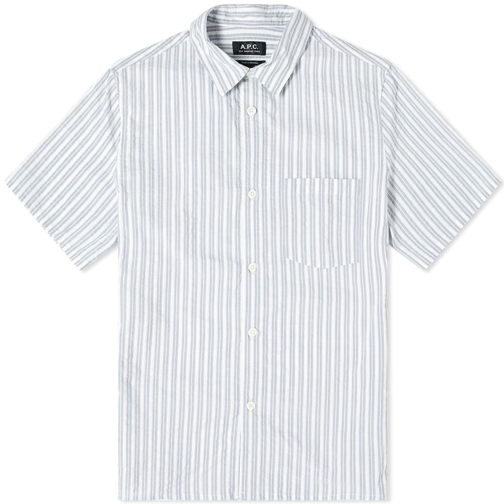 A.P.C. on sale Pinstripe Short-Sleeve Shirt