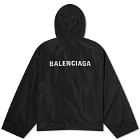 Balenciaga Men's Tracksuit Rain Jacket in Black