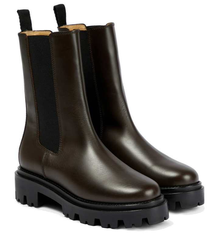 Photo: Isabel Marant - Celae leather Chelsea boots