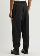 Wooyoungmi Straight-leg Twill Trousers Black