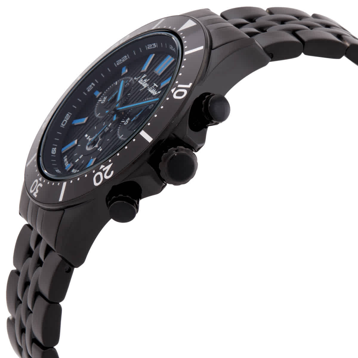 Mathey-Tissot Expedition Chronograph Quartz Black Dial Mens Watch MTWG8001103