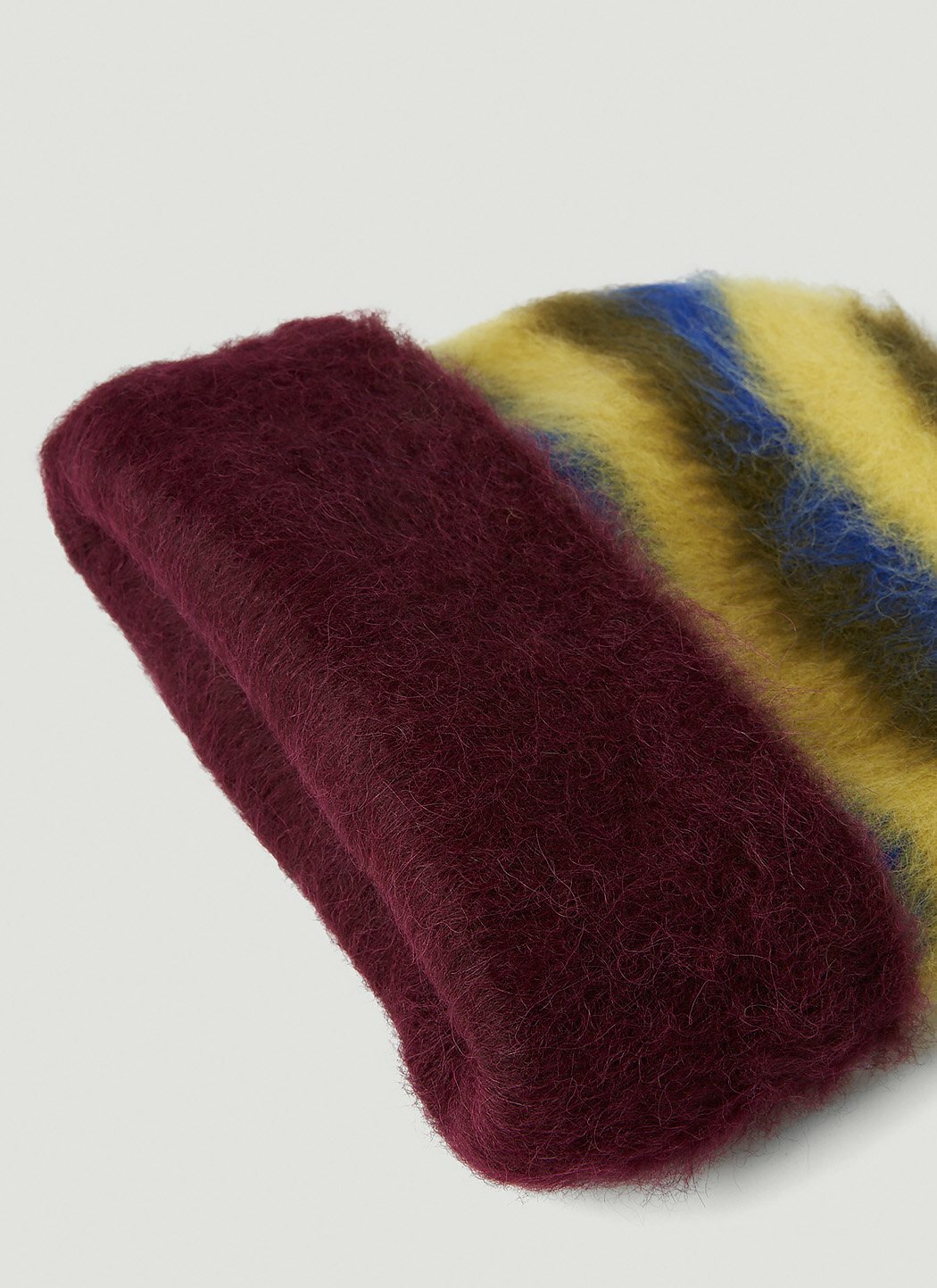 Brain Dead Fuzzy Knit Beanie Hat