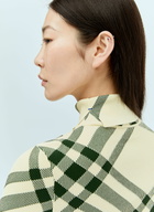 Burberry Ribbed Check Sweater