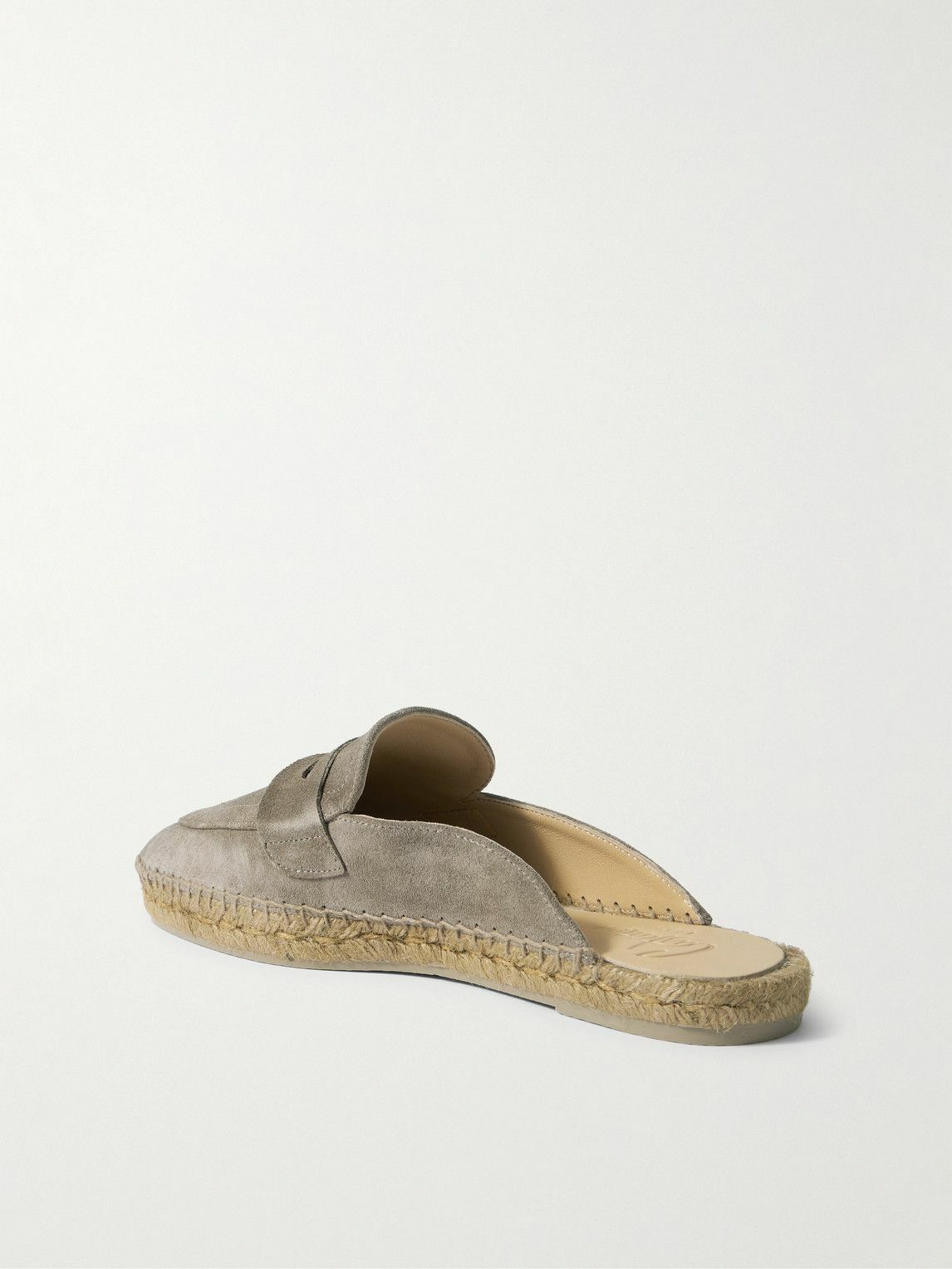 Castañer - Nando Suede Backless Espadrilles - Brown