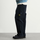 Stone Island Men's Cotton Moleskin-TC Trousers in Navy Blue