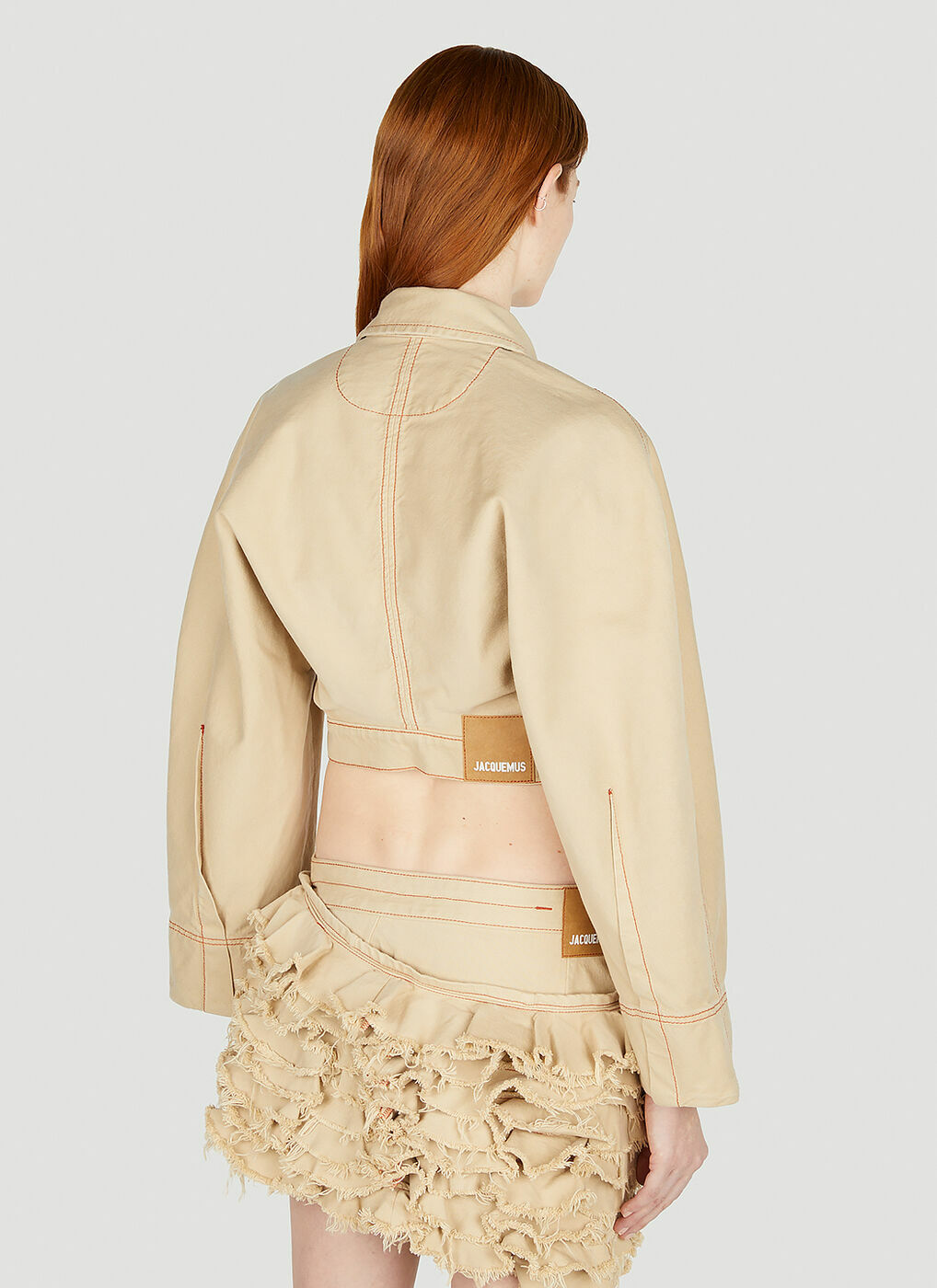 Jacquemus - La Veste de Nimes Meio Jacket in Beige Jacquemus