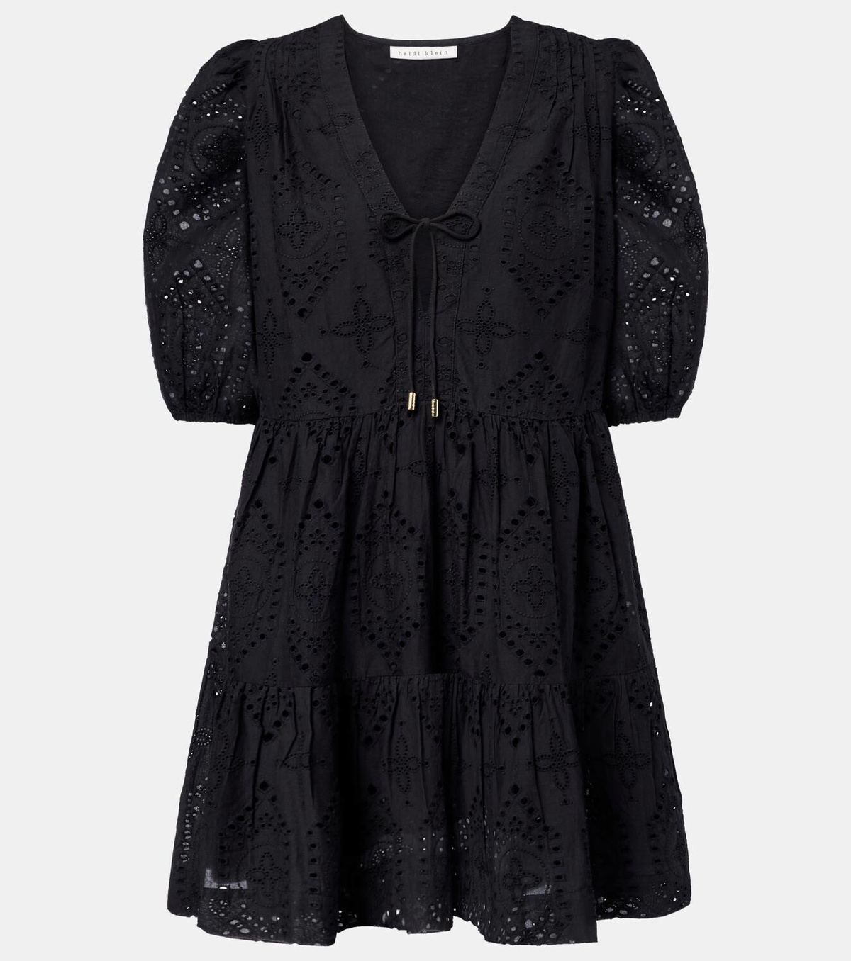Heidi Klein Saint-Tropez broderie anglaise minidress