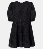 Heidi Klein Saint-Tropez broderie anglaise minidress