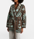 Alanui Echoes Of The Island wool and cotton cardigan