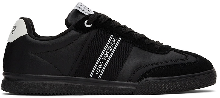 Photo: Versace Jeans Couture Black & White Spinner Sneakers