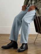 Edward Green - Ardmore Full-Grain Leather Derby Boots - Black