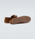 Ancient Greek Sandals Pliario suede boat shoes