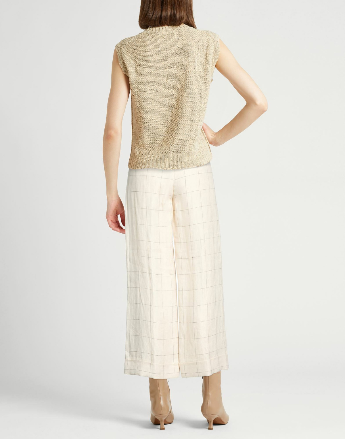 Peserico Easy Womens Pants Cream