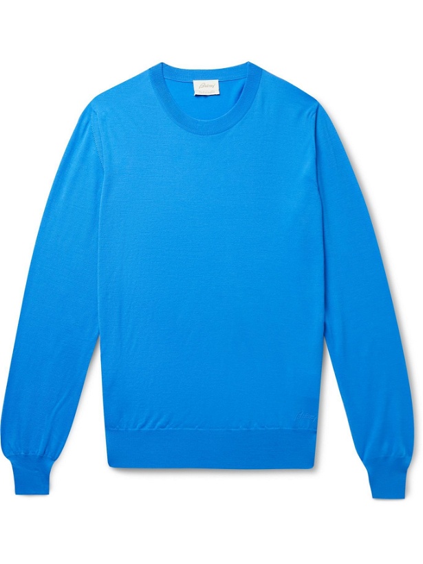 Photo: Brioni - Wool Sweater - Blue