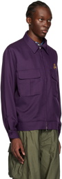 NEEDLES Purple Embroidered Jacket