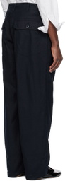 Engineered Garments Navy Fatigue Trousers