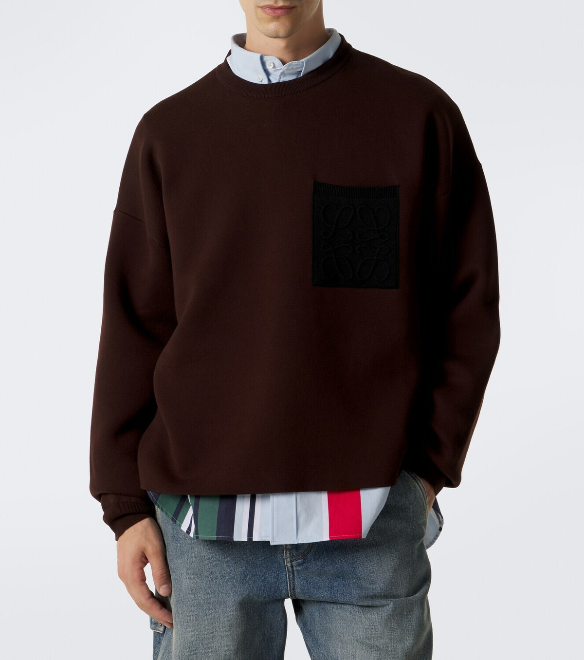 Loewe Anagram cotton-blend sweater