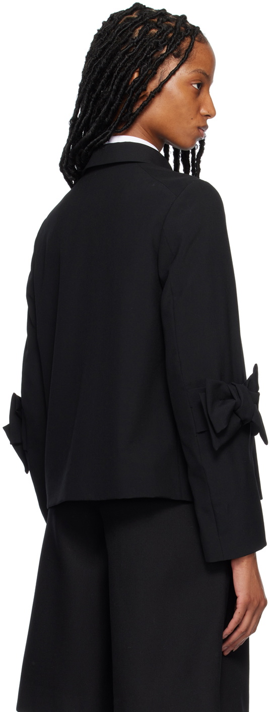 Comme des Garçons Girl Black Bow Jacket