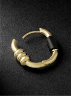 MARIA BLACK - Vertigo Gold and Ceramic Hoop Earring