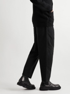 Nili Lotan - Walker Cotton-Blend Twill Drawstring Trousers - Black