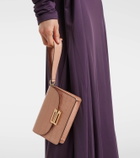 Victoria Beckham Dorian Nano croc-effect leather pouch with strap