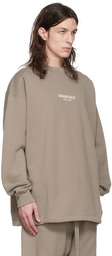 Essentials Taupe Cotton Sweatshirt