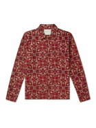 Kardo - Chintan Printed Cotton Shirt - Red