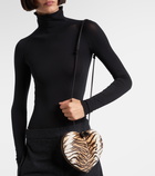 Alaïa Le Cœur calf hair shoulder bag