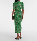 Diane von Furstenberg Printed jersey midi dress