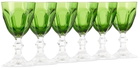 Mario Luca Giusti Green Dolce Vita Water Glass Set, 6 pcs