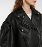Simone Rocha - Leather biker jacket