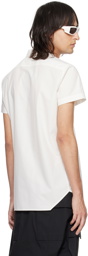 Rick Owens White Golf Shirt