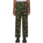 Juun.J Khaki Camouflage Cargo Pants