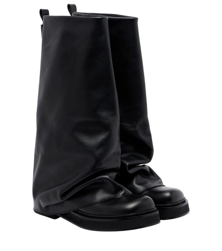 Photo: The Attico Robin leather combat boots
