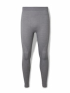 Falke - Printed Virgin Wool-Blend Ski Tights - Gray