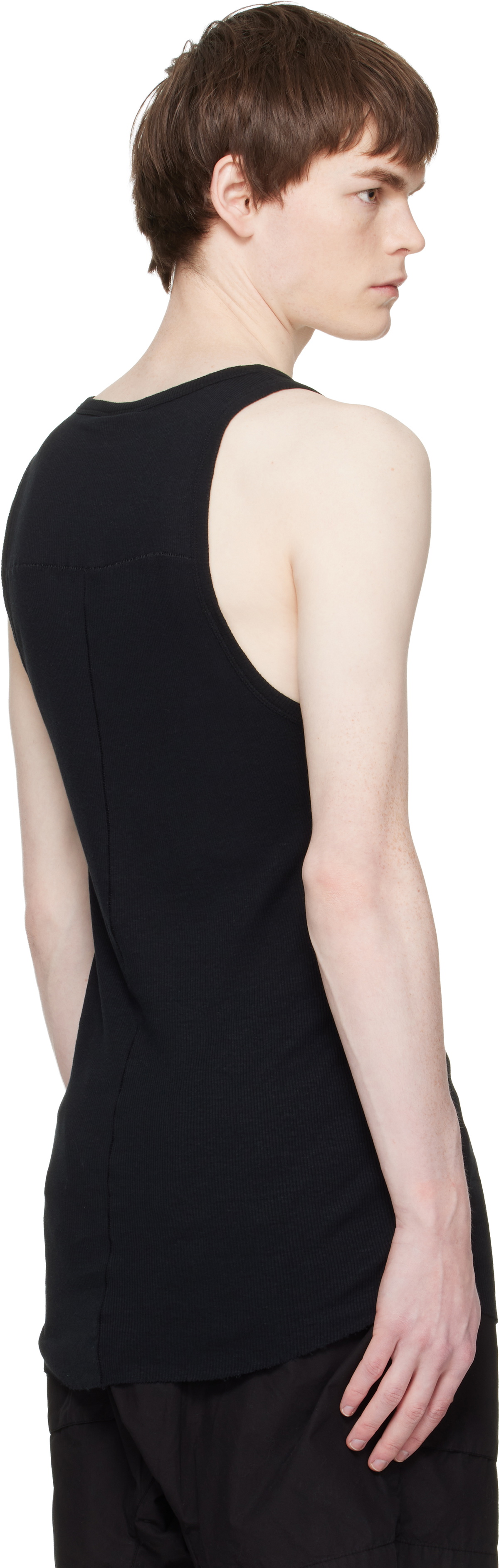 thom/krom Black M TS 947 Tank Top