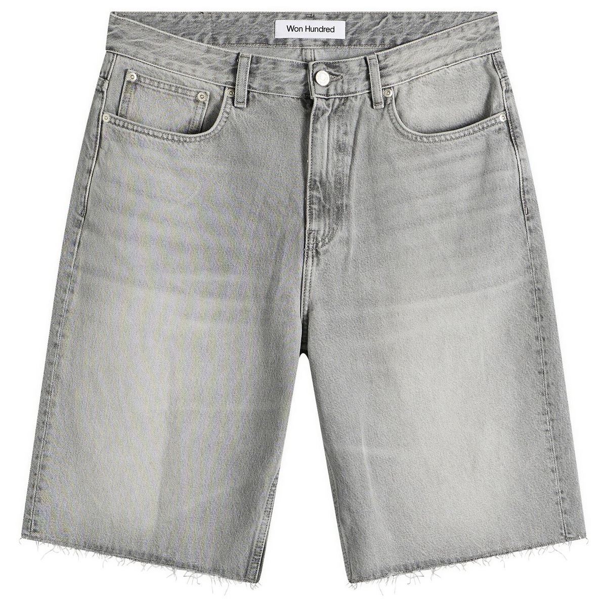 Won Hundred Women's Mika Denim Shorts in Bright Black