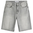 Won Hundred Women's Mika Denim Shorts in Bright Black