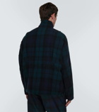 Sacai Pinstriped reversible wool jacket