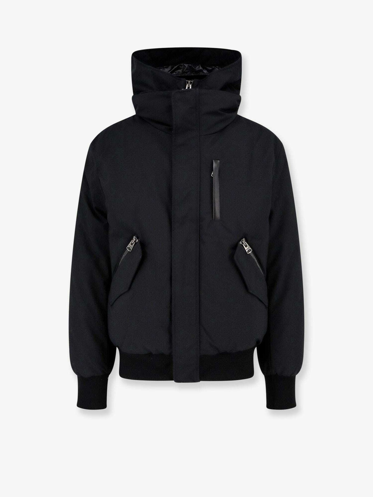 Mackage Padded Nylon Jacket With Leather Details