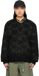 South2 West8 Black Mohair Sweater