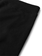 CRAIG GREEN - Tapered Lace-Detailed Cotton-Jersey Sweatpants - Black