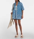Alanui - Bandana cotton piqué shirt