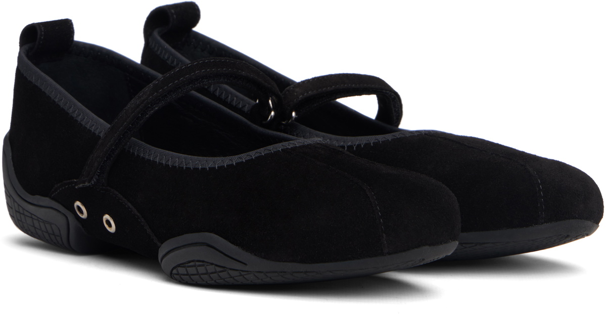 Nicole Saldaña Black Sophie Ballerina Flats