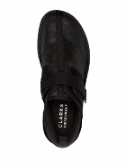 Clarks Original Black Panelled Touch Strap Sneakers
