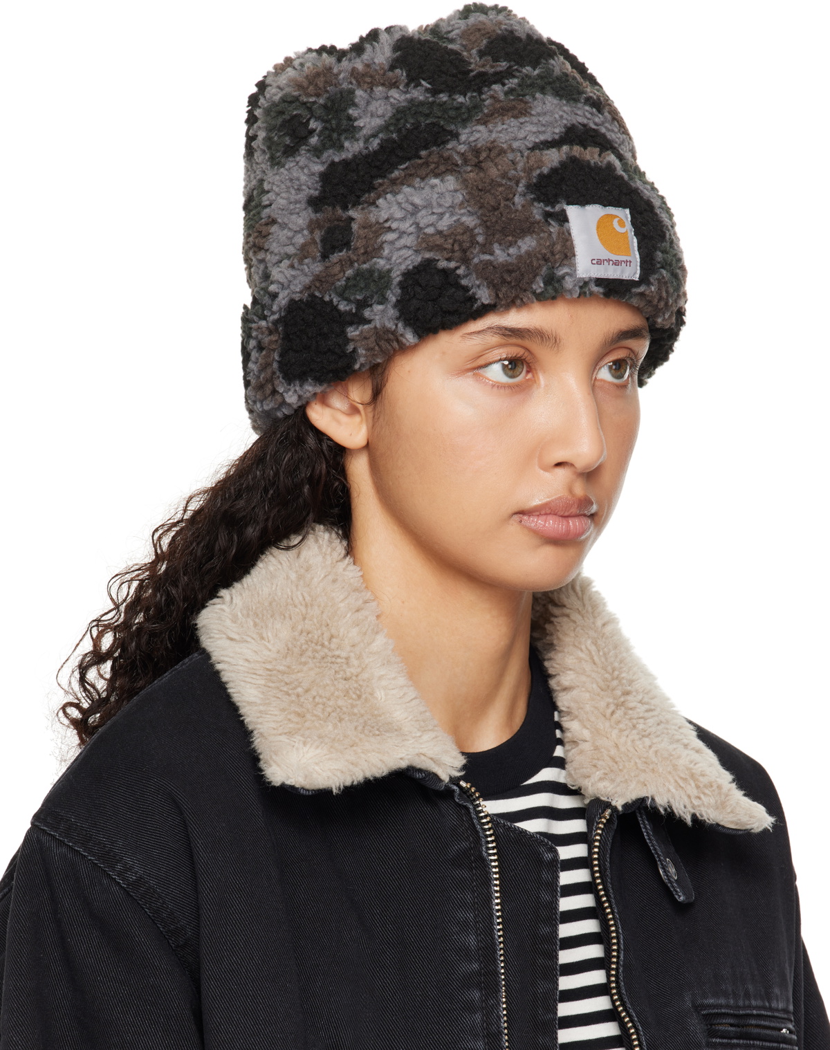 Carhartt Work In Progress Gray Prentis Beanie