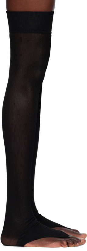 Photo: Julie Kegels Black Thong Socks