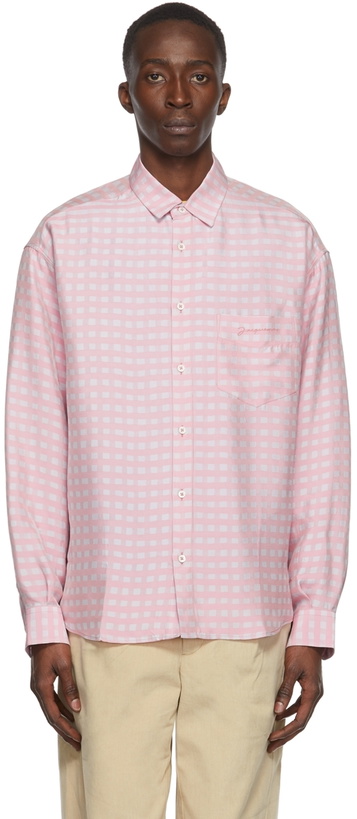 Photo: Jacquemus Pink 'La Chemise Simon' Shirt